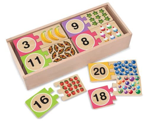 Self-Correcting Number Puzzles - Wooden Toys