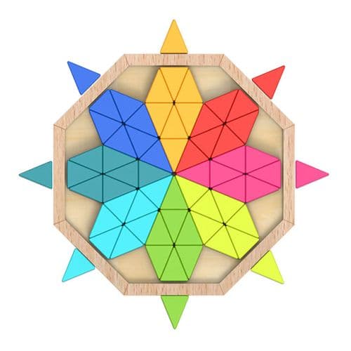 Play Pattern Puzzle - Octagon for Solitary Play.